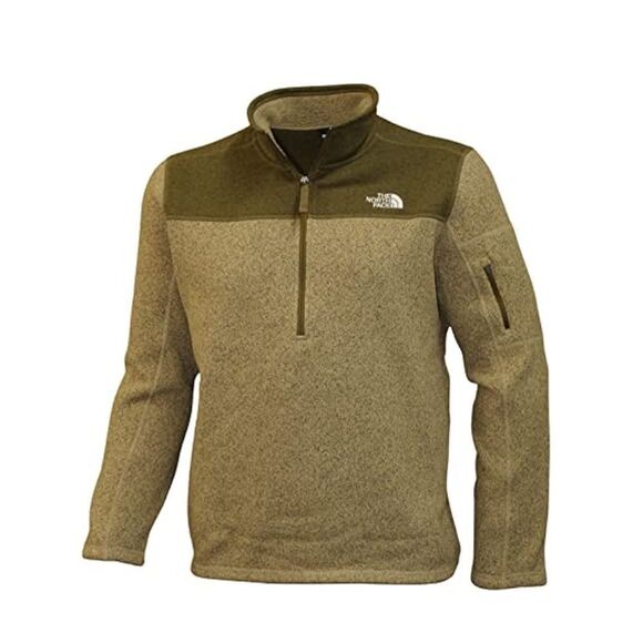 THE NORTH FACE Men's Leo Fleece Pullover Sweater 1/4 Zip Large - Picture 1 of 9